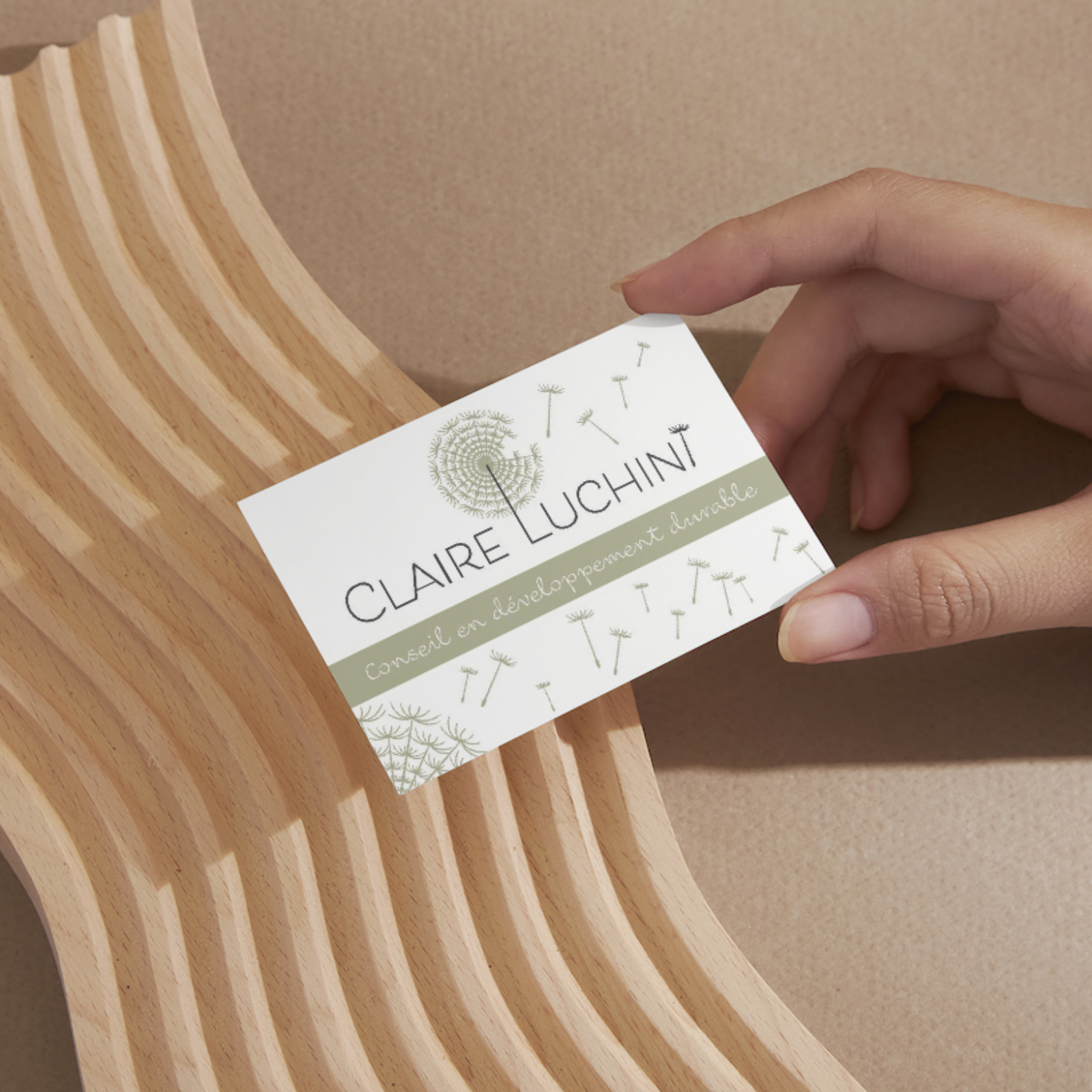 Carte de visite, Claire LUCHINI